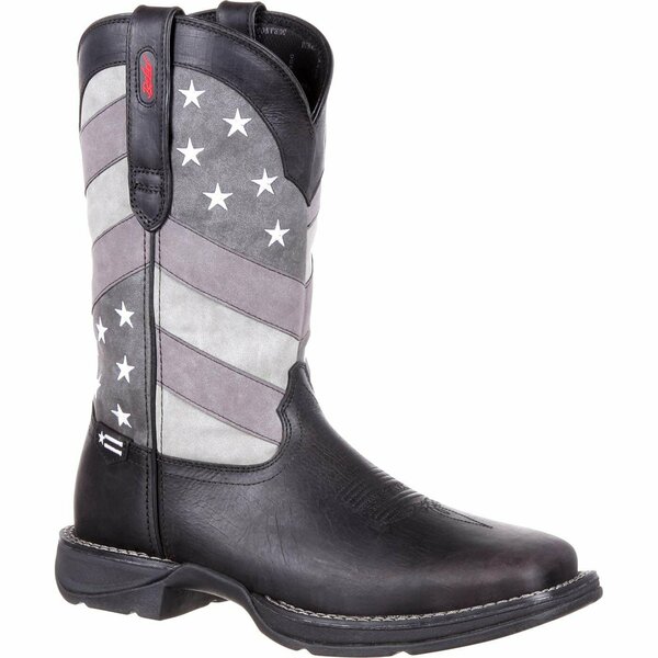 Durango Rebel by Faded Black Flag Western Boot, BLACK CHARCOAL GREY, W, Size 13 DDB0125